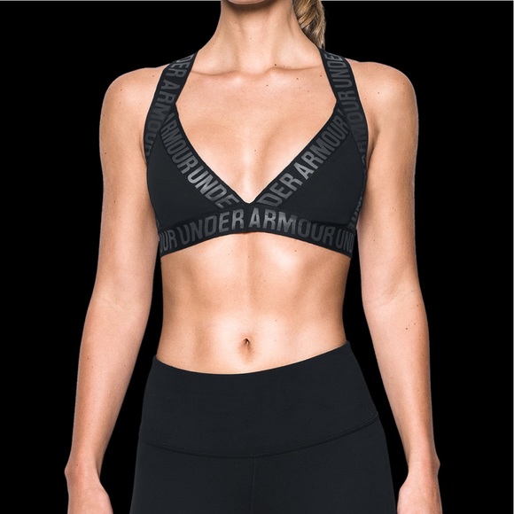 Under Armour Opening Night Strappy Sports Bra - Picture 1 of 5